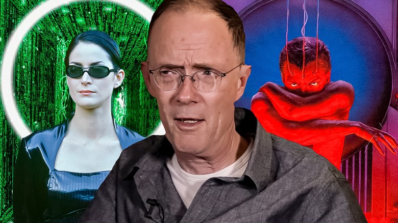 William Gibson wearing glasses