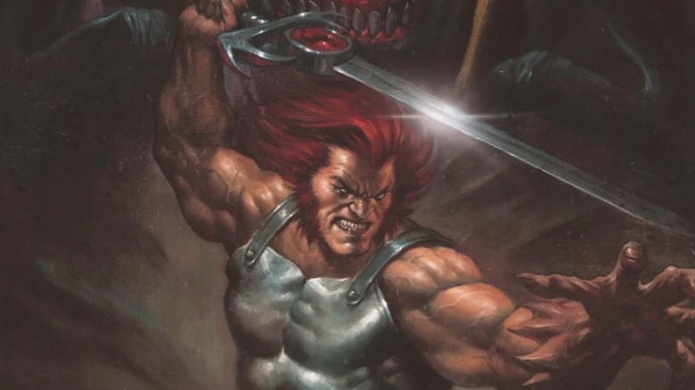 Thundercat new cover with sword-wielding hero