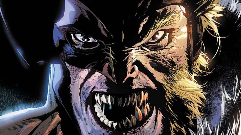 Wolverine and Sabretooth combined faces cover