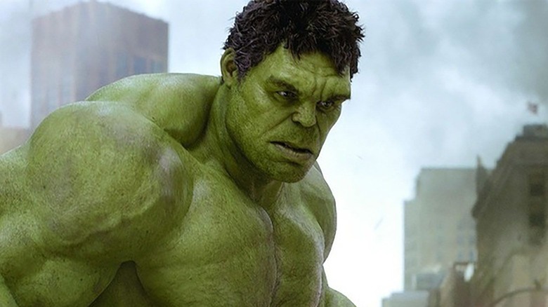 Bruce Banner in Hulk form in New York City