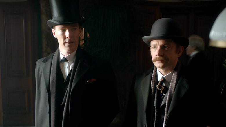 Sherlock and John check in