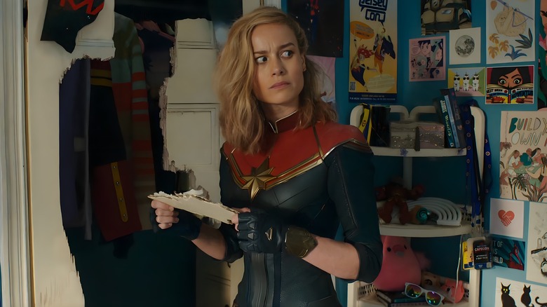 Captain Marvel in Kamala's room