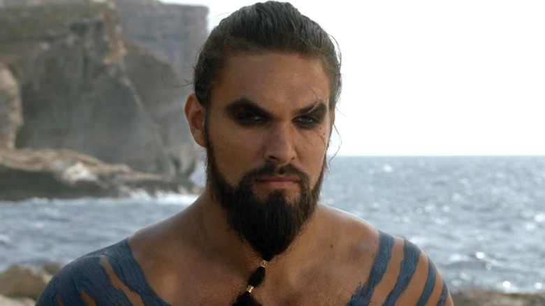 Khal Drogo scowling eye makeup