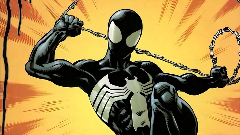 Spider-Man in symbiote costume